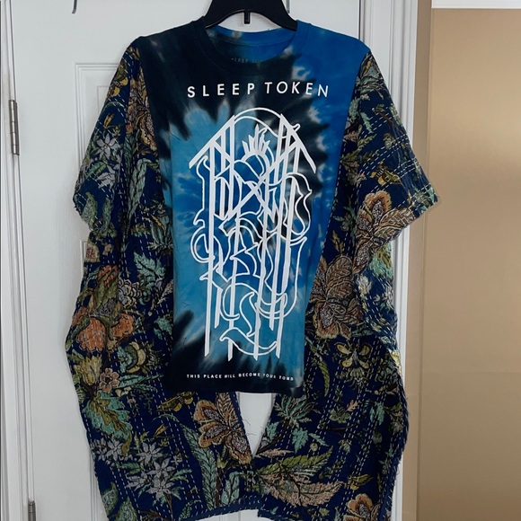 Tops - Sleep Token Upcycled Band tee